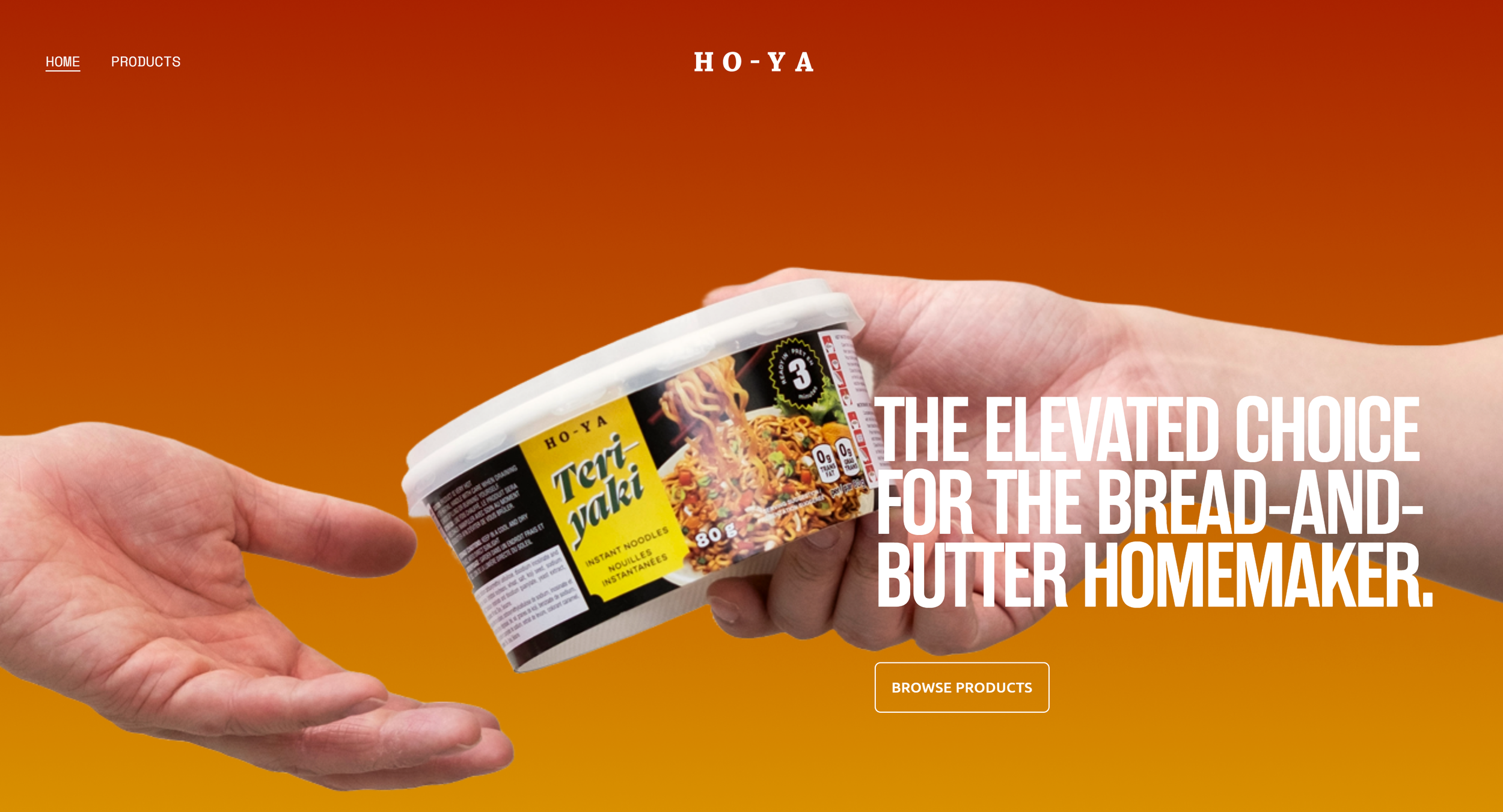 Tom Yum Instant Noodles — HO-YA